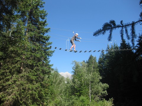 parcours accrobranche champagny