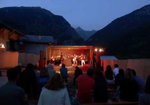 concert de jazz sous les étoiles à Champagny en Vanoise