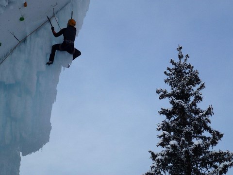 escalade sur glace