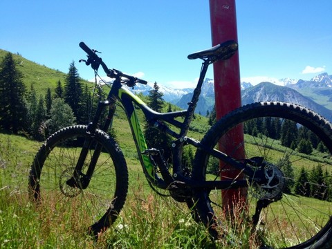 vvt sur les montagnettes à Champagny en Vanoise